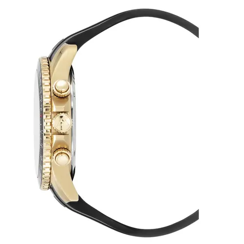 Christophe Duchamp Christophe Duchamp Velocité V2 Herenhorloge – Zwarte Wijzerplaat – Goudkleurige Kast – Zwarte Rubberband Christophe Duchamp Christophe Duchamp Velocité V2 Herenhorloge – Zwarte Wijzerplaat – Goudkleurige Kast – Zwarte Rubberband