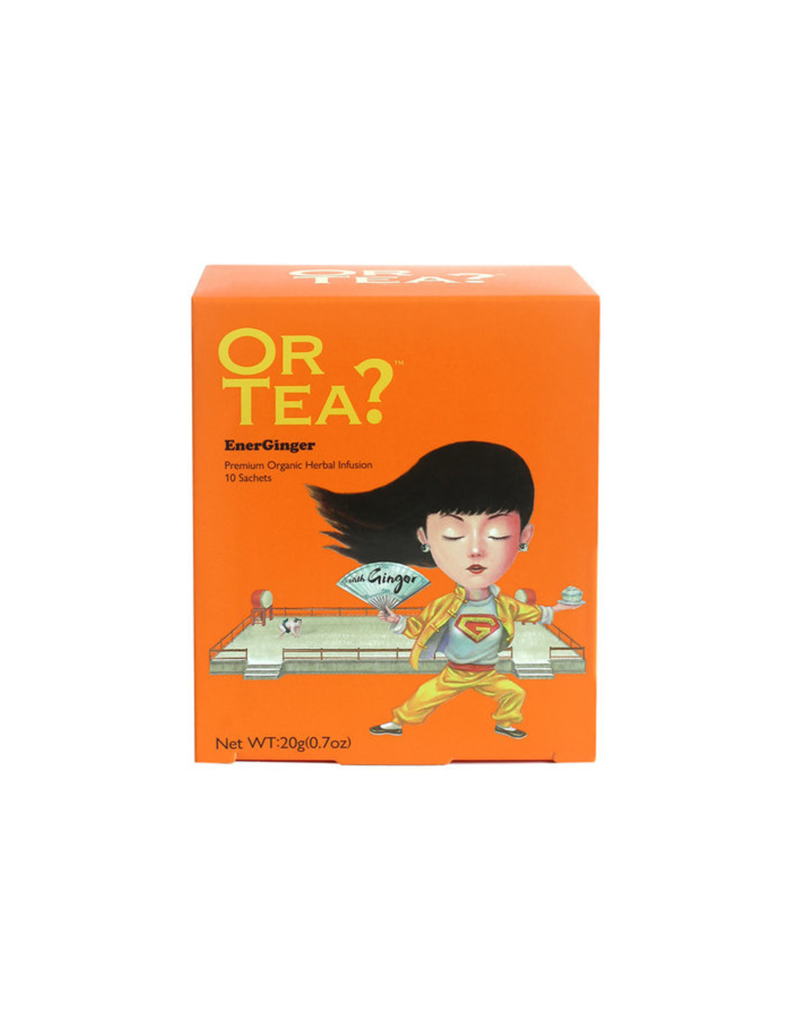 Or Tea? Organic EnerGinger - 10-Sachet Box (Pillow)