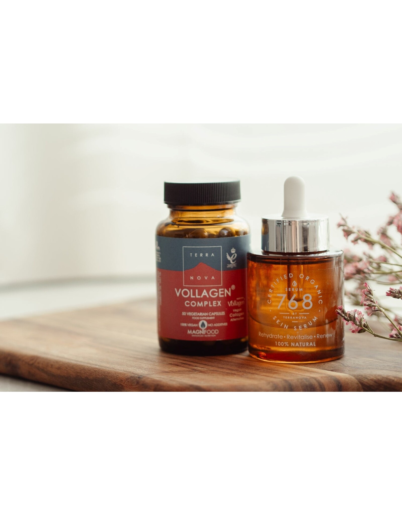 Terranova 768 Organic Skin Serum - Jouw dagelijkse boost voor een stralende huid en gezonde balans!