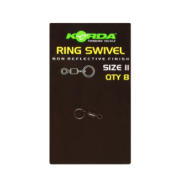 KORDA Ring Swivels Size 8 - 8 pcs