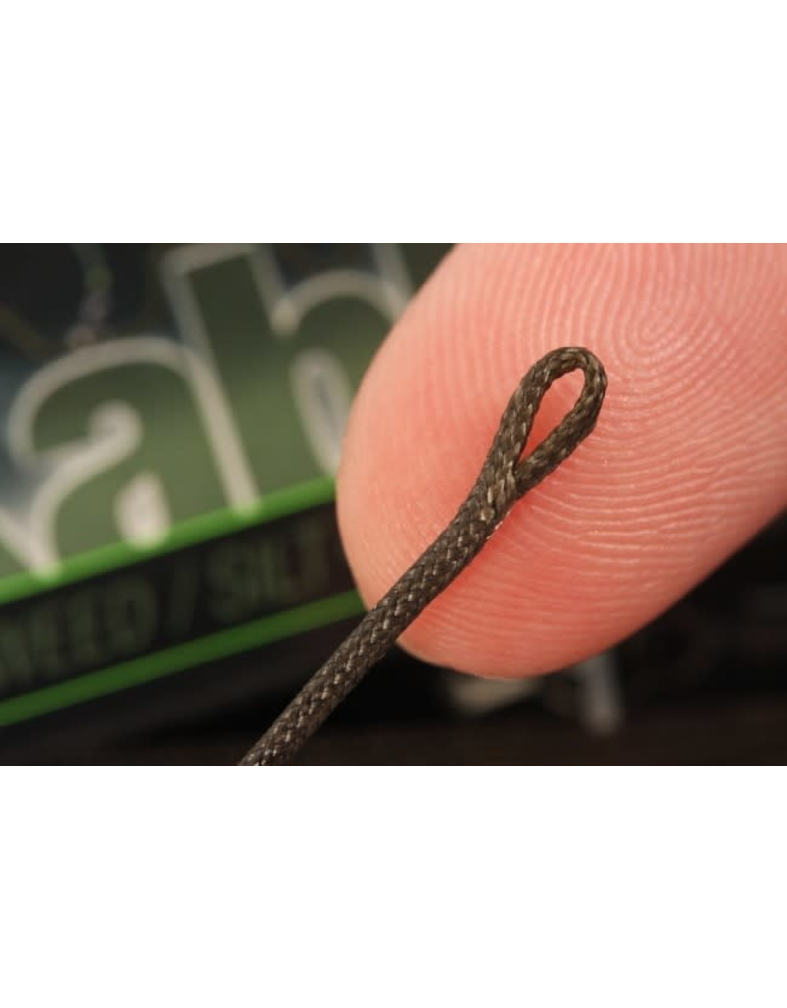 KORDA Leadcore leader Ring Swivel Weed/Silt, 3 per pack