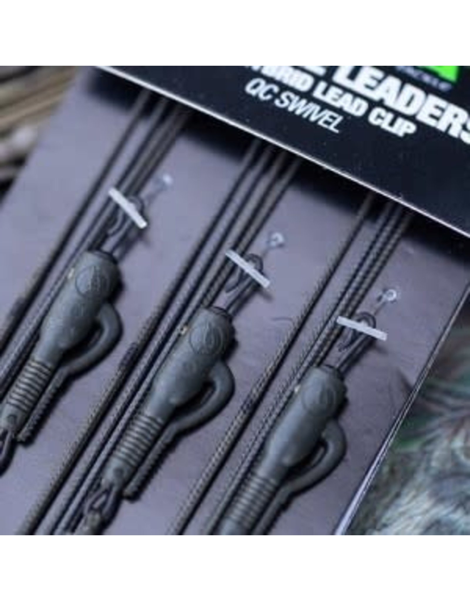 KORDA Leadcore Leader-Hybrid Lead Clip QC Swivel Weed