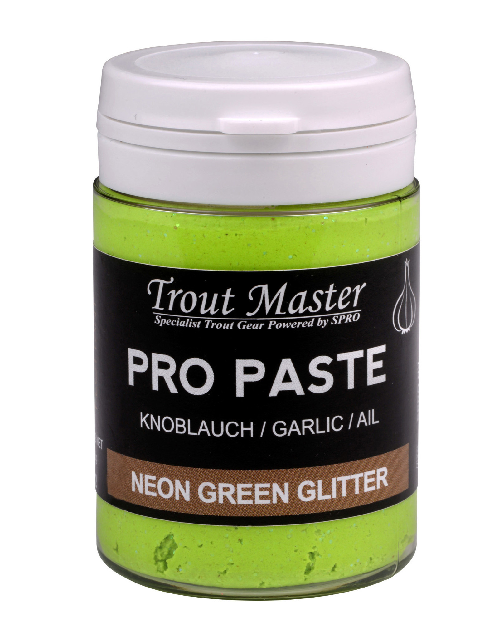 TROUT MASTER PRO PASTE NEON GREEN GLITTER