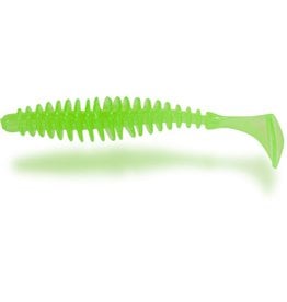 1,5g 5,5cm neon green Magic Trout T-Worm Paddler Cheese 6pcs