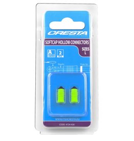 Cresta SOFTCAP HOLLOW CONNECTORS L FLUO GREEN