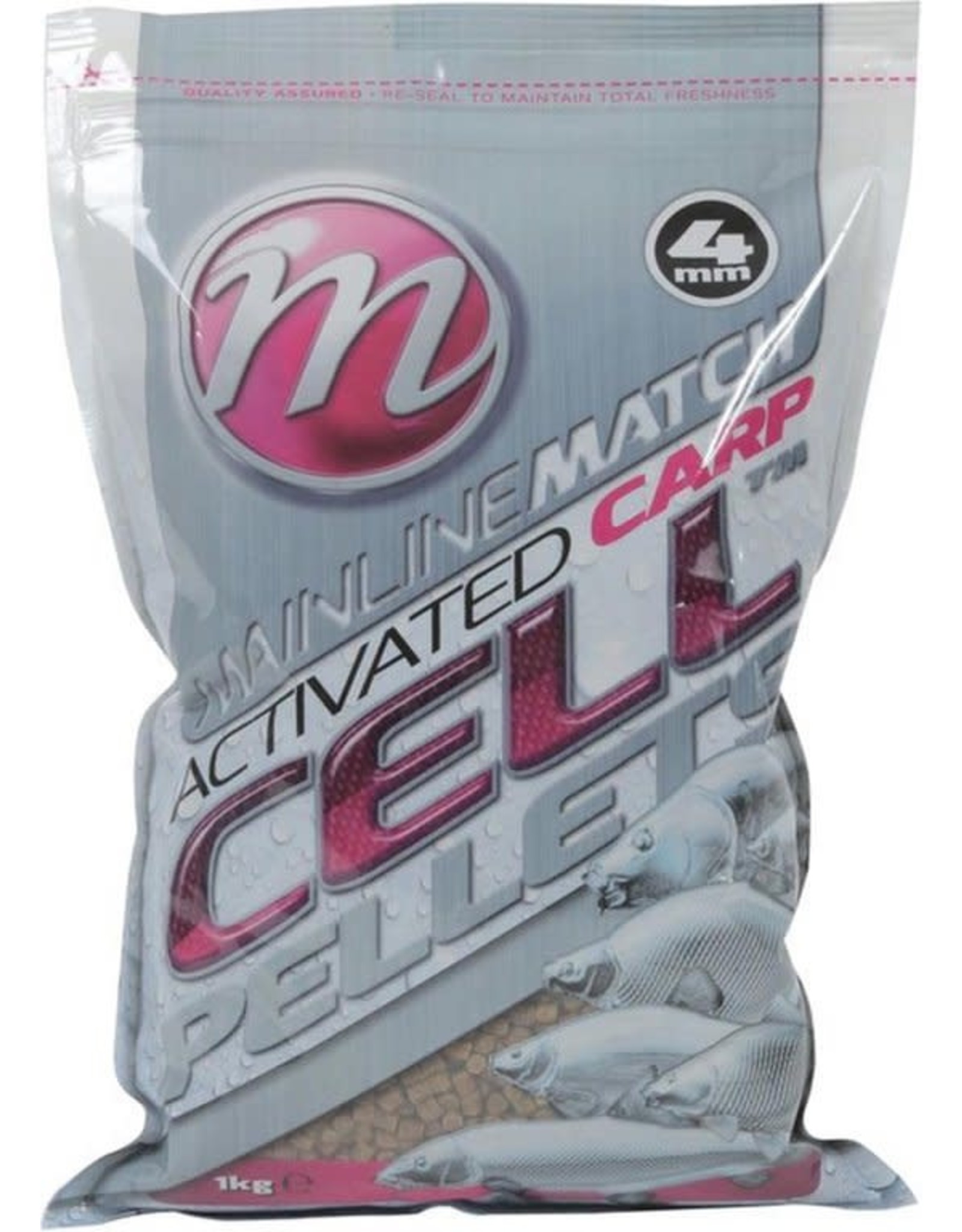 MAINLINE MATCH CARP CELLTM PELLETS 4MM - 1KG