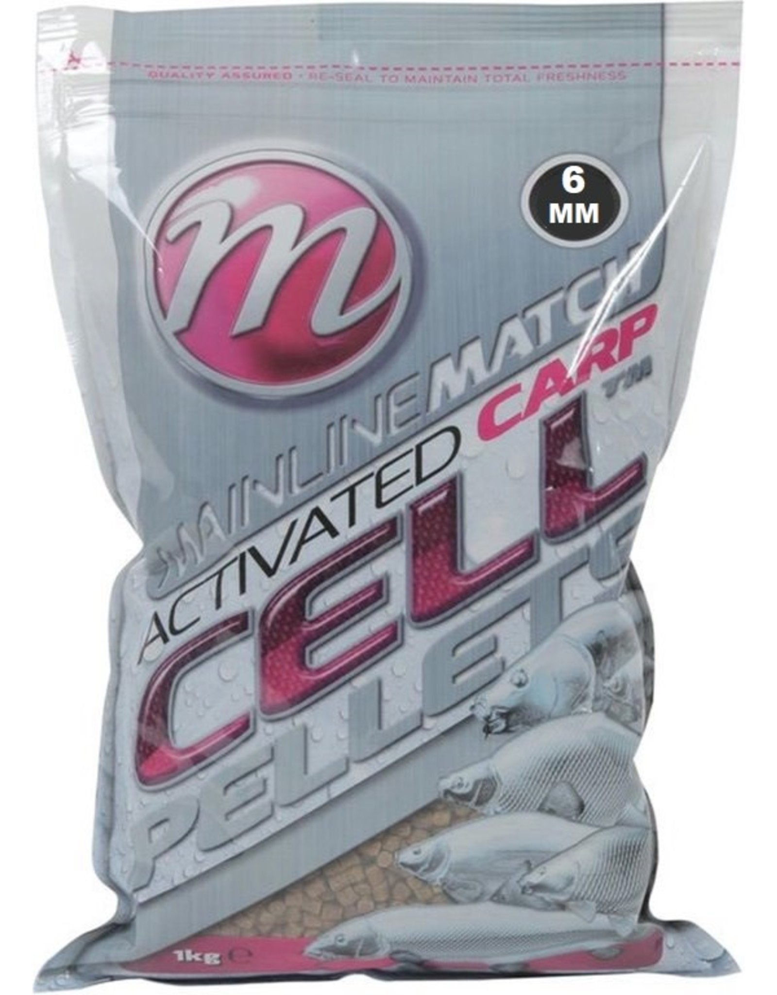 MAINLINE MATCH CARP CELLTM PELLETS 6MM - 1KG