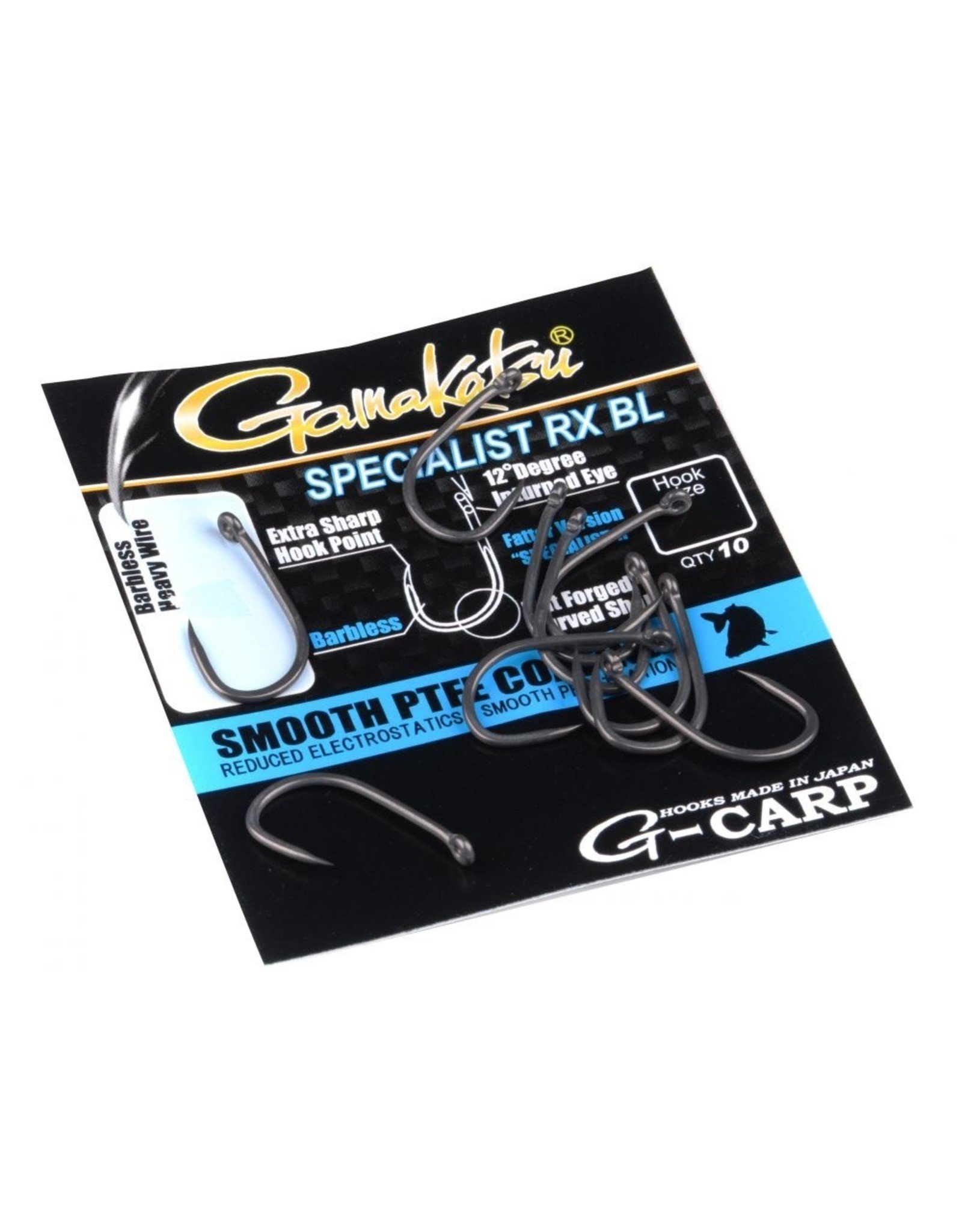 G Carp Spec Rx Hooks Barbless Grey 6 Hengelsport Nullens