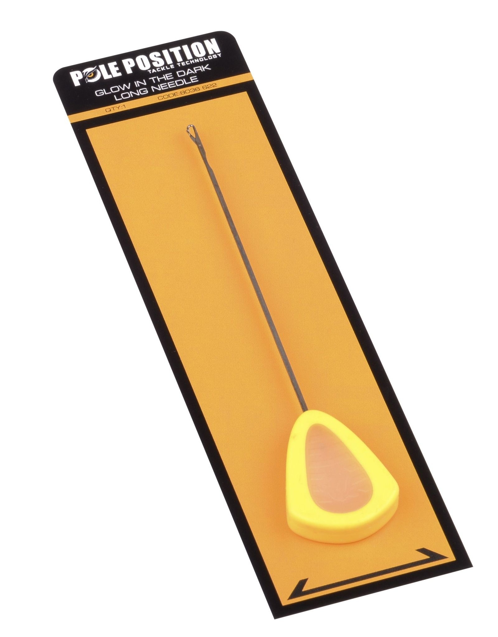 Pole position GLOW IN THE DARK LONG NEEDLE YELLOW