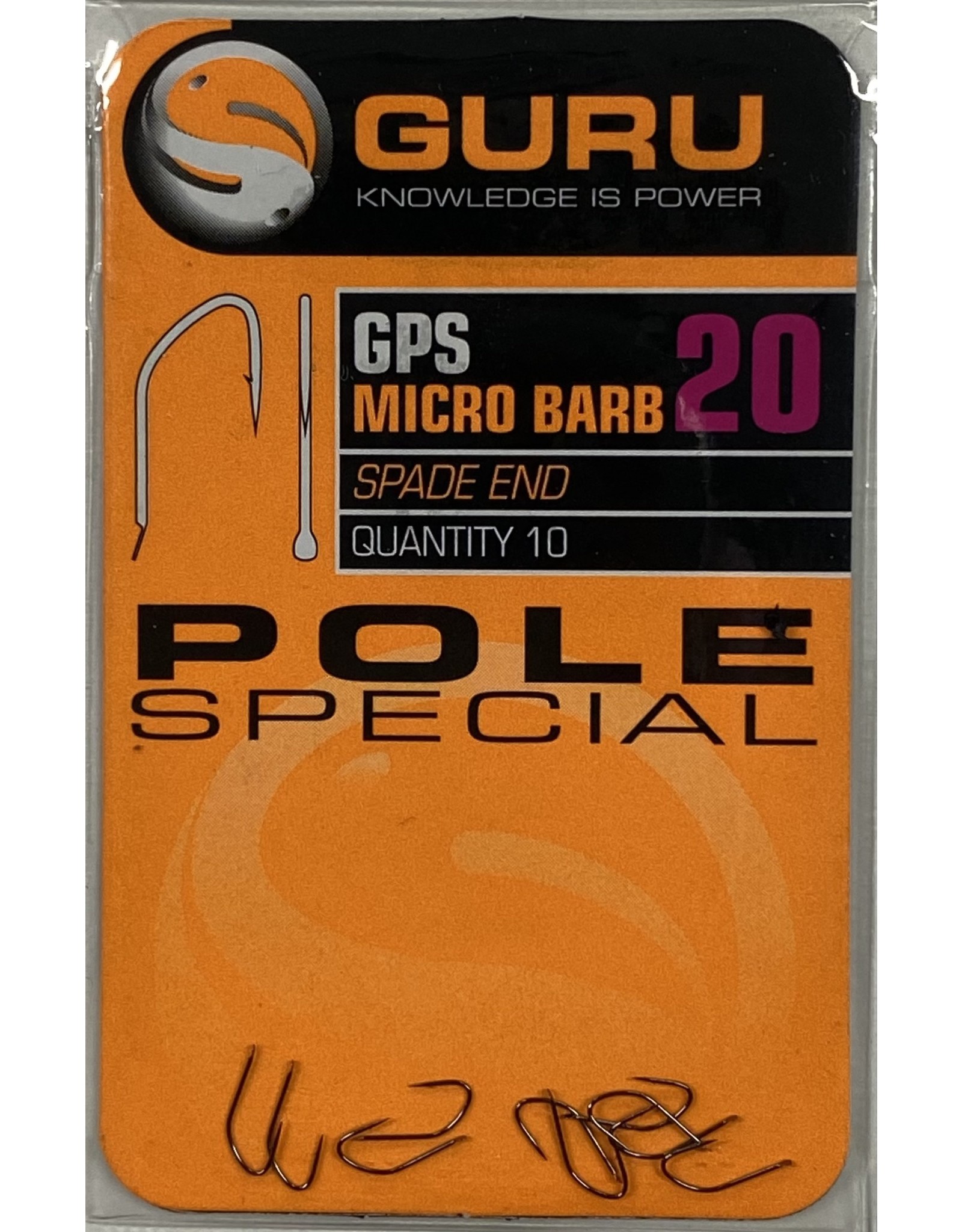 Pole special hook (barbed/spade end) - Hengelsport Nullens