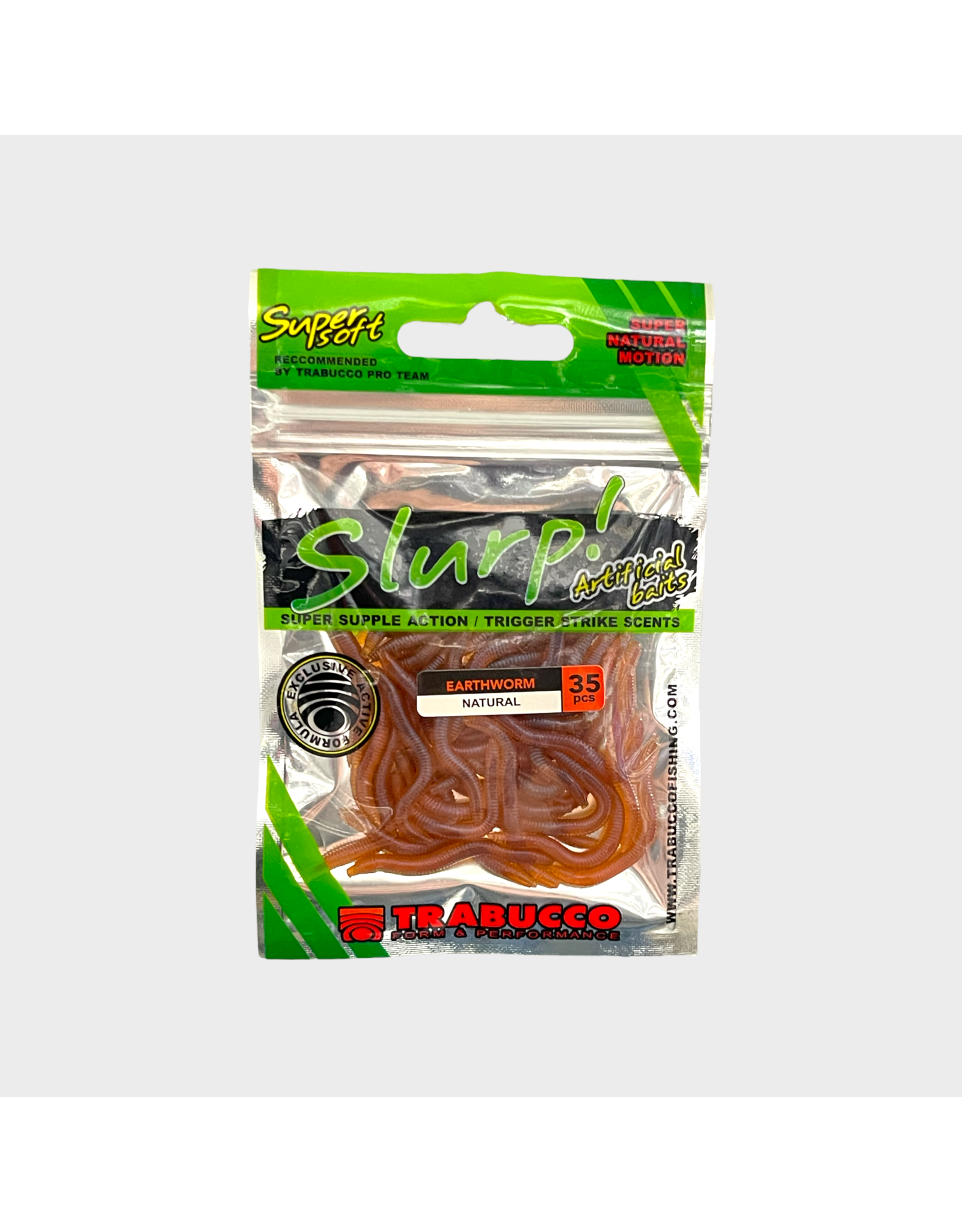 TRABUCCO SLURP BAIT EARTHWORM 35pcs