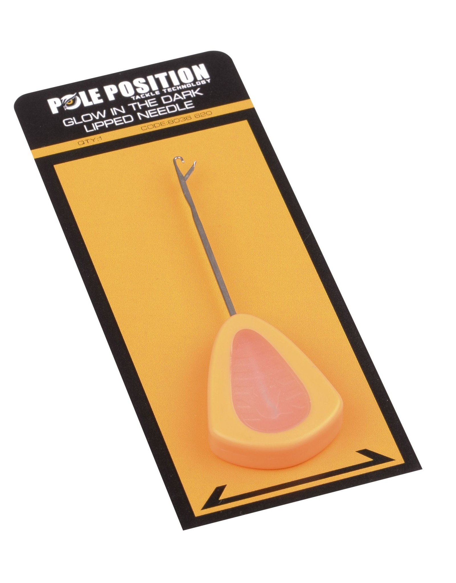 Pole position GLOW IN THE DARK LIPPED NEEDLE ORANGE