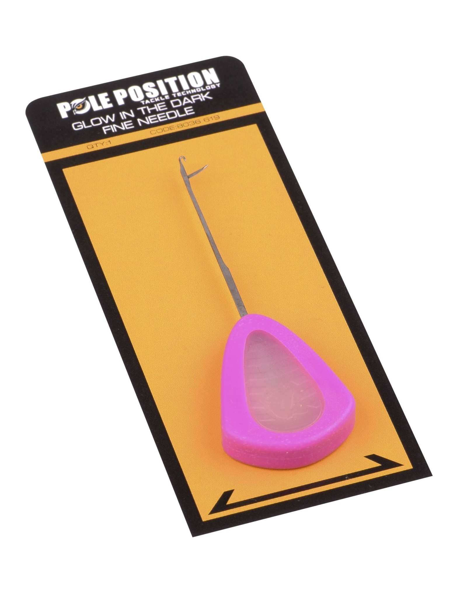 Pole position GLOW IN THE DARK FINE NEEDLE PINK