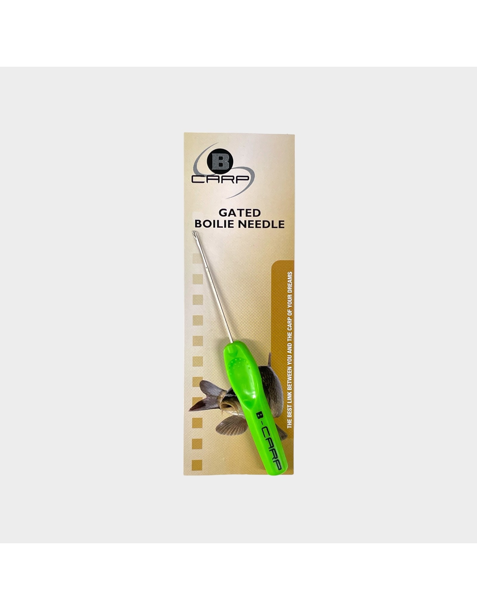 B-CARP GATED BOILIE NEEDLE 4,6 CM * fluo green