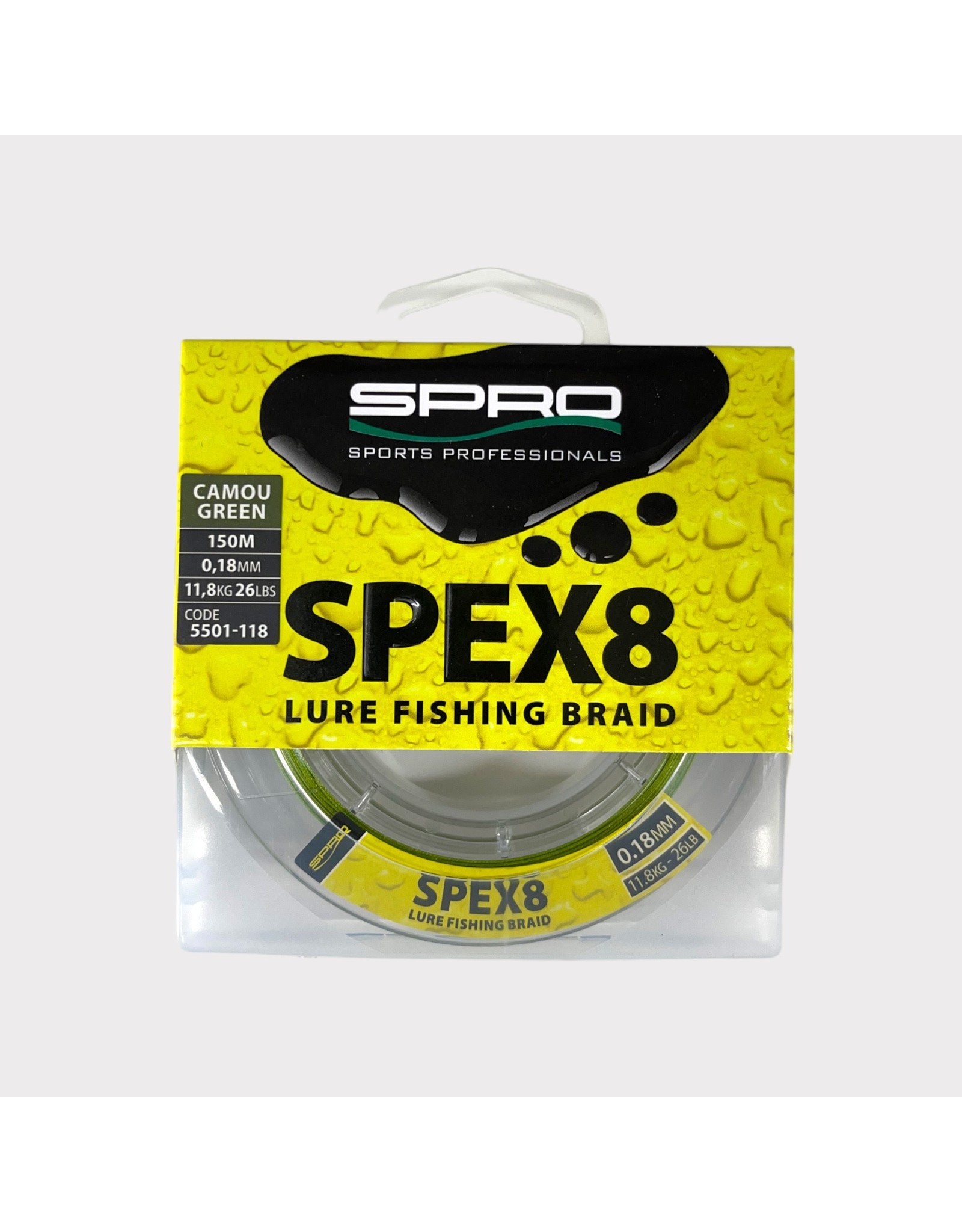 Spro SPEX8 BRAID CAMOU GREEN