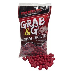 Starbaits G&G GLOBAL BOILIES 1KG STRAWB JAM 14MM