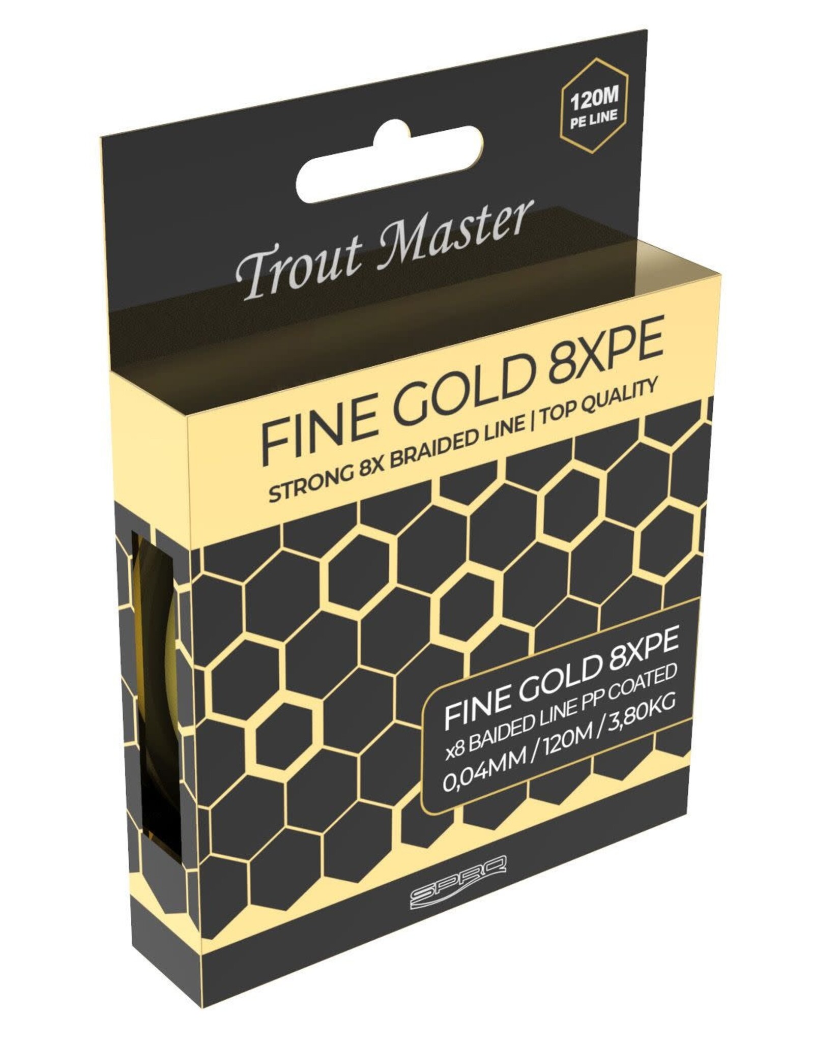 Trout Master FINE GOLD X8 PE 0,04MM