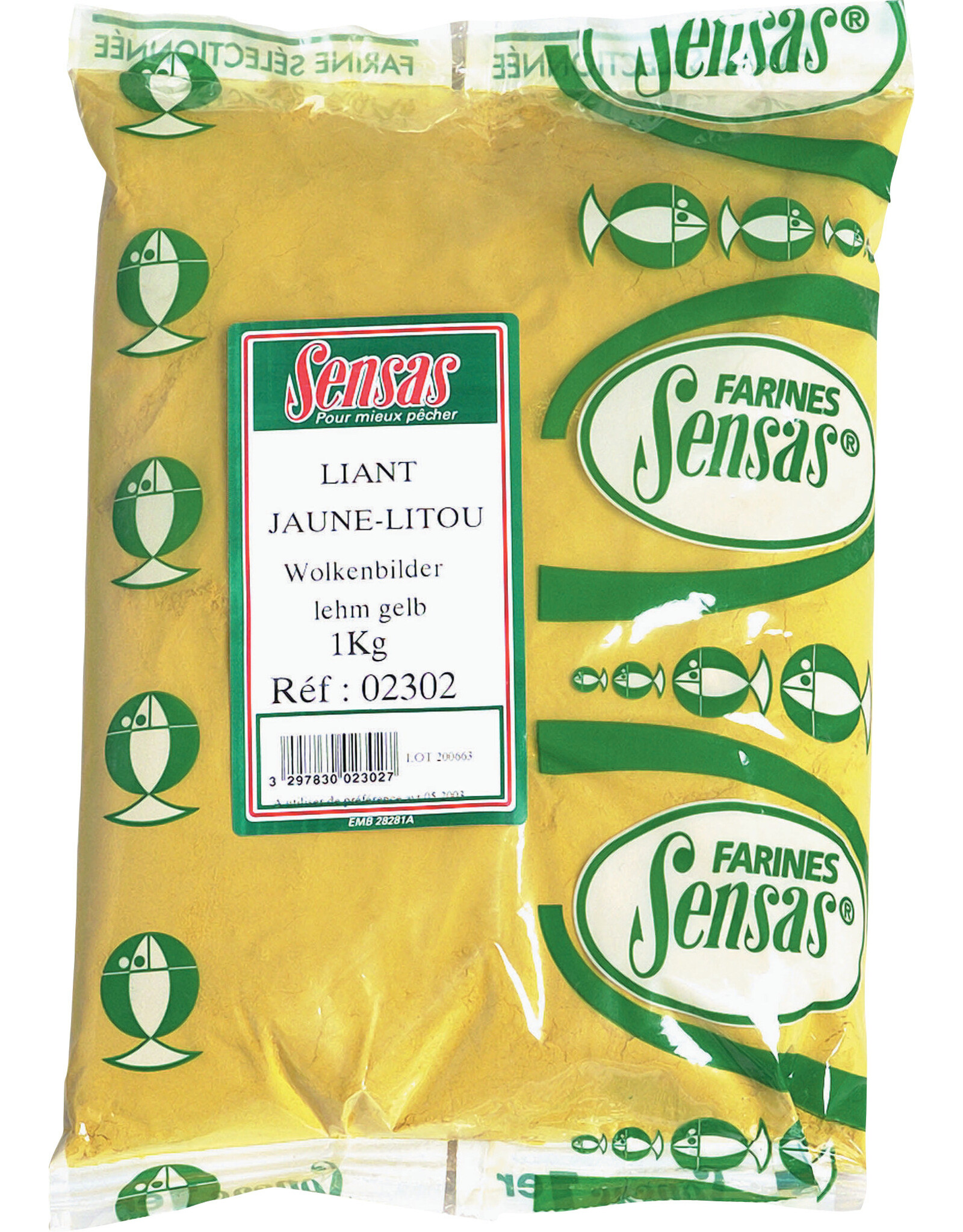 Sensas LIANT JAUNE-LITOU (GEEL) 1KG