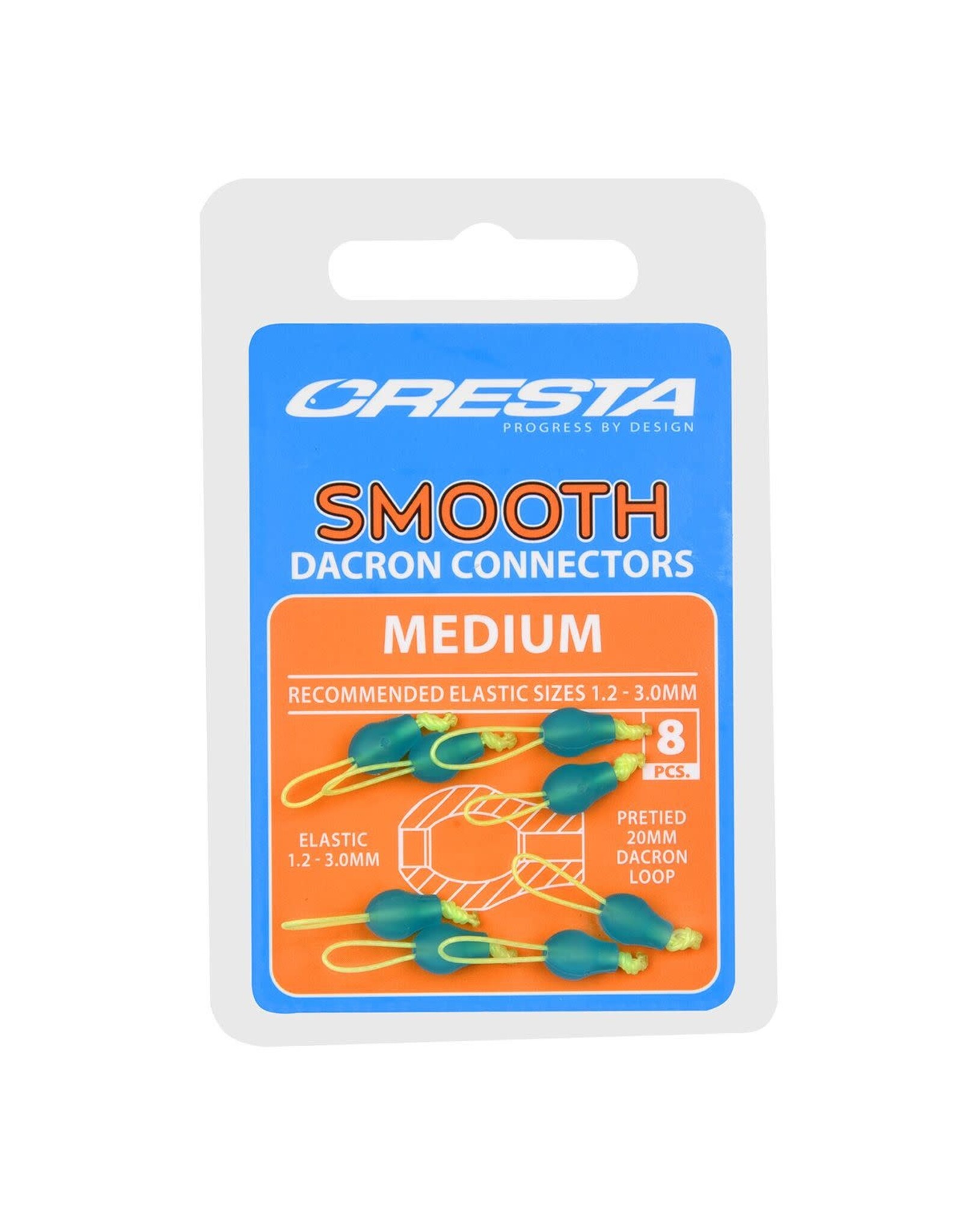 Cresta SMOOTH DACRON CONNECTORS MEDIUM