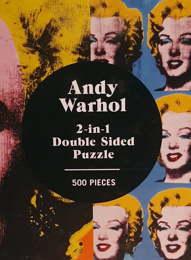 Andy Warhol - Marilyn, 2-sided 500 piece puzzle