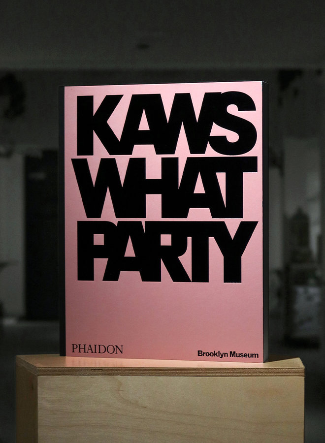 KAWS*WHAT PARTY (Black on Pink Ed.)