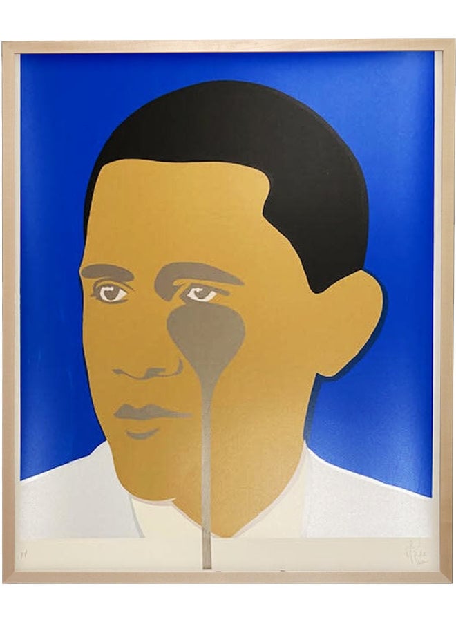 Crying Obama  - Blue