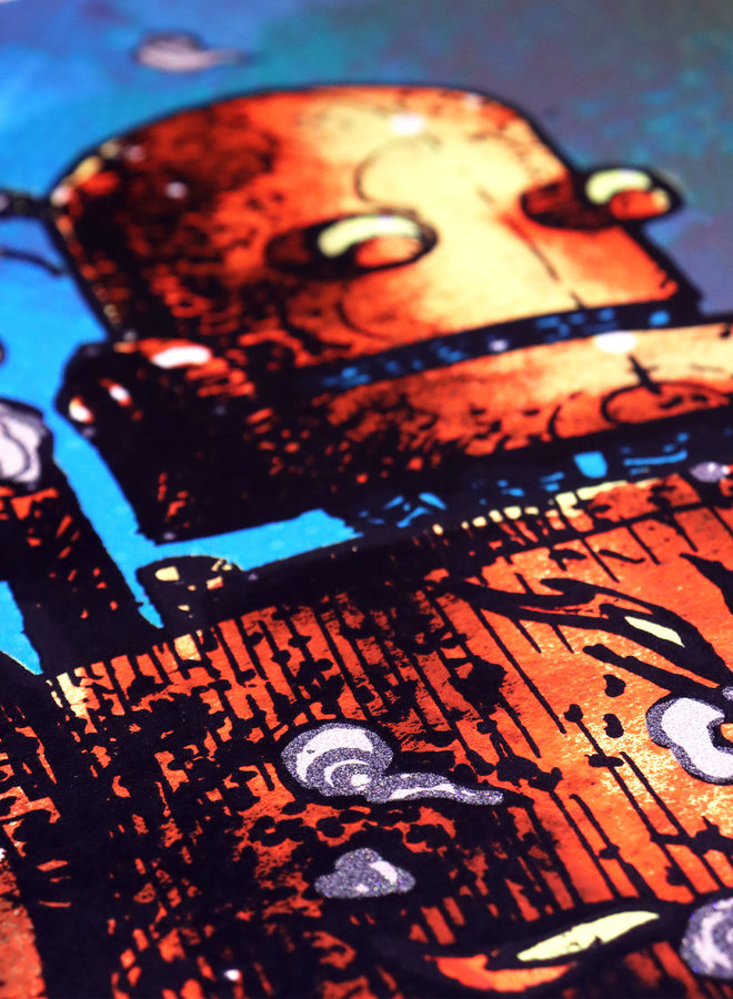Lean Frizzera - Giuseppe Dynamo Robot Print Red, 2023