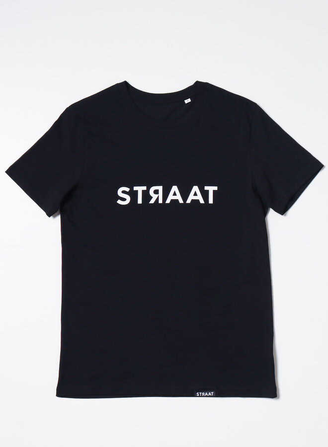 STRAAT Unisex T-shirt print - Black