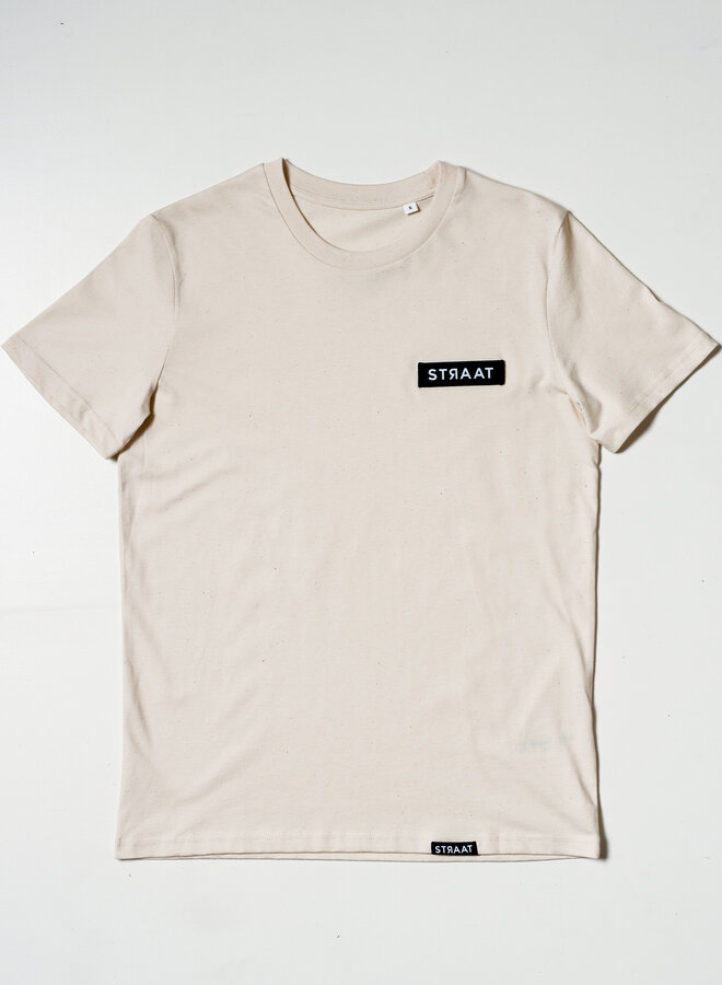 STRAAT Unisex T-shirt Patch - Natural Raw