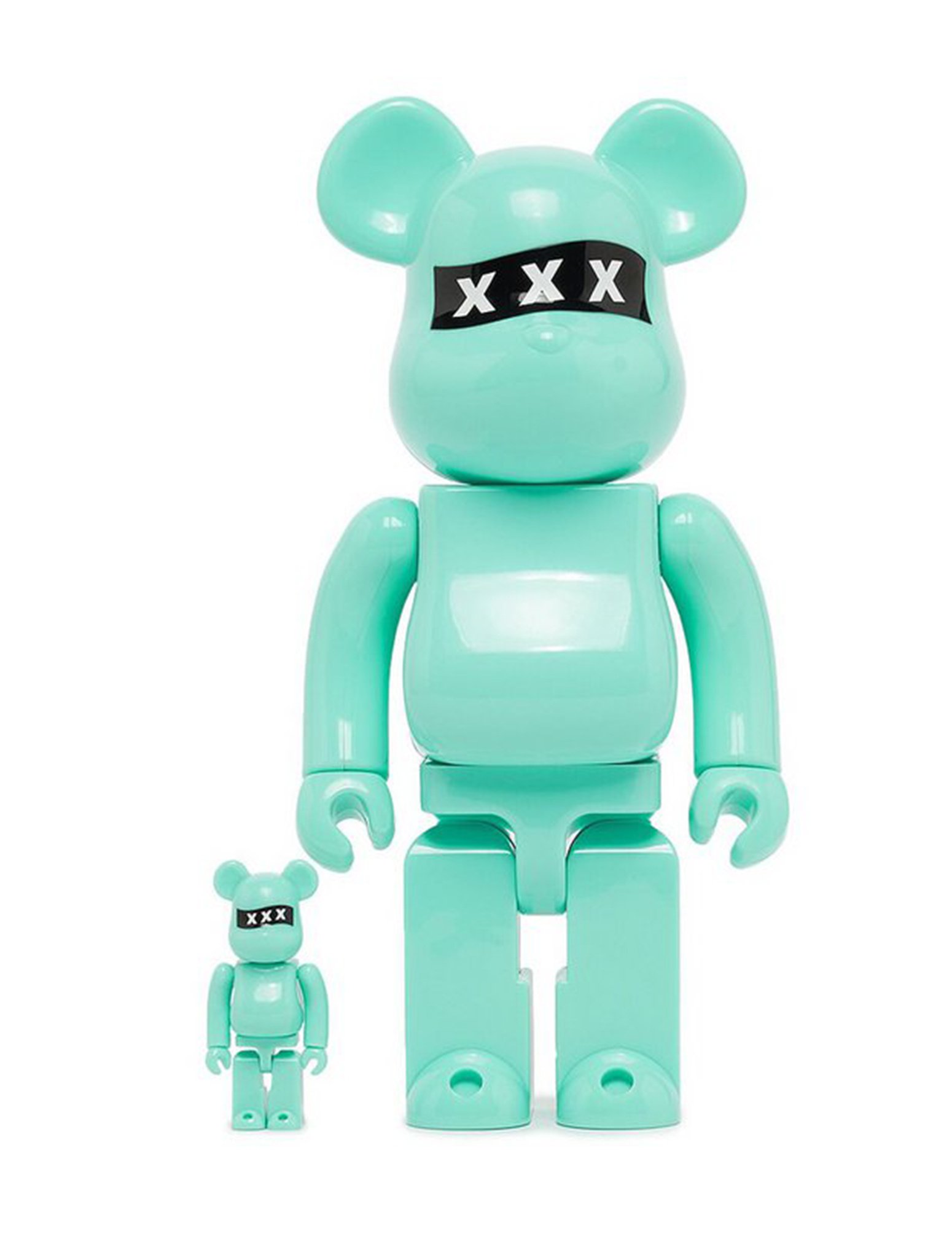 400% & 100% Bearbrick set - God Selection 10th Anniversary (Mint