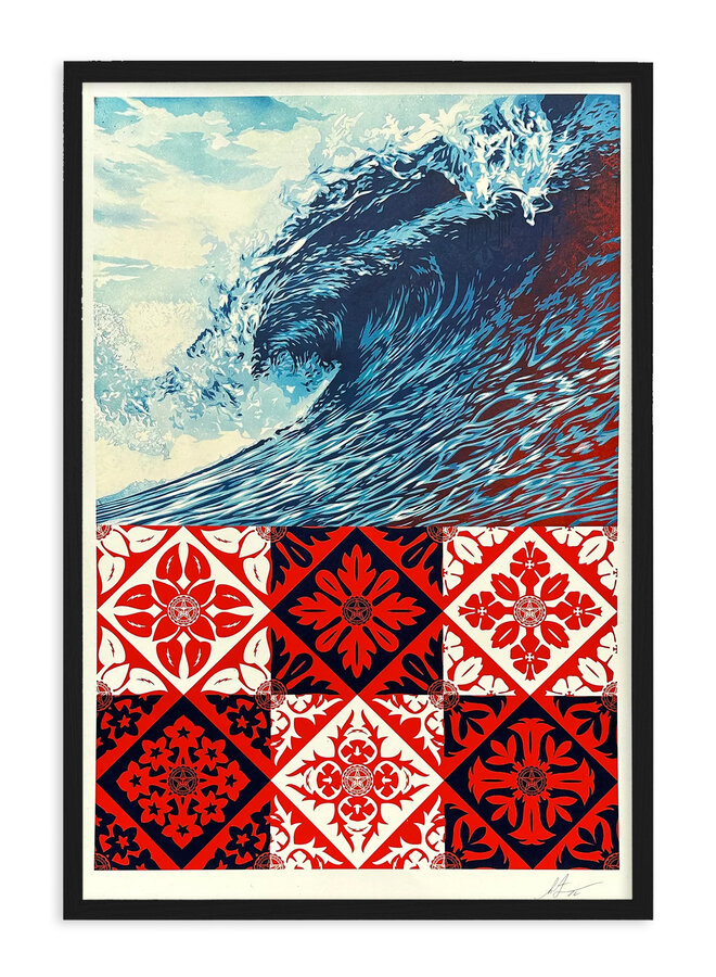 Shepard Fairey - Wave of Distress, Offset Lithograph