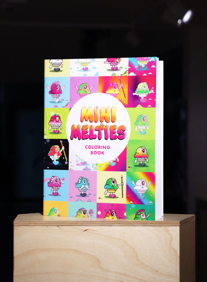 Buff Monster - Mini Melties, Coloring Book