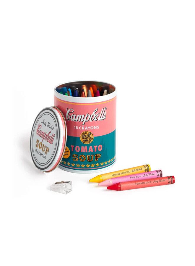 Andy Warhol: Campbell's Soup Crayon Set