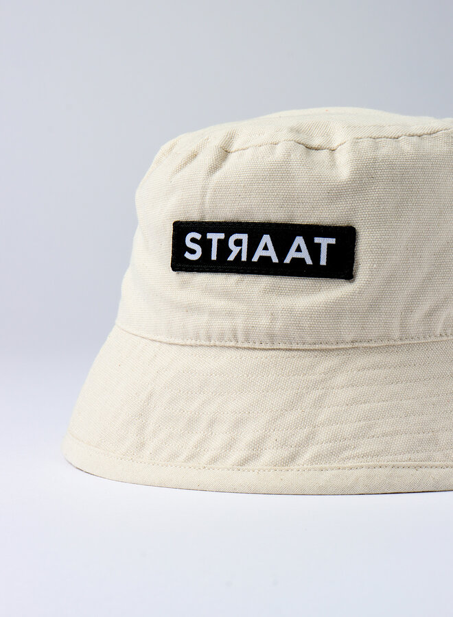 STRAAT Bucket Hat - Natural Raw