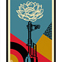 Shepard Fairey - AK-47 Lotus, Signed Offset Lithograph