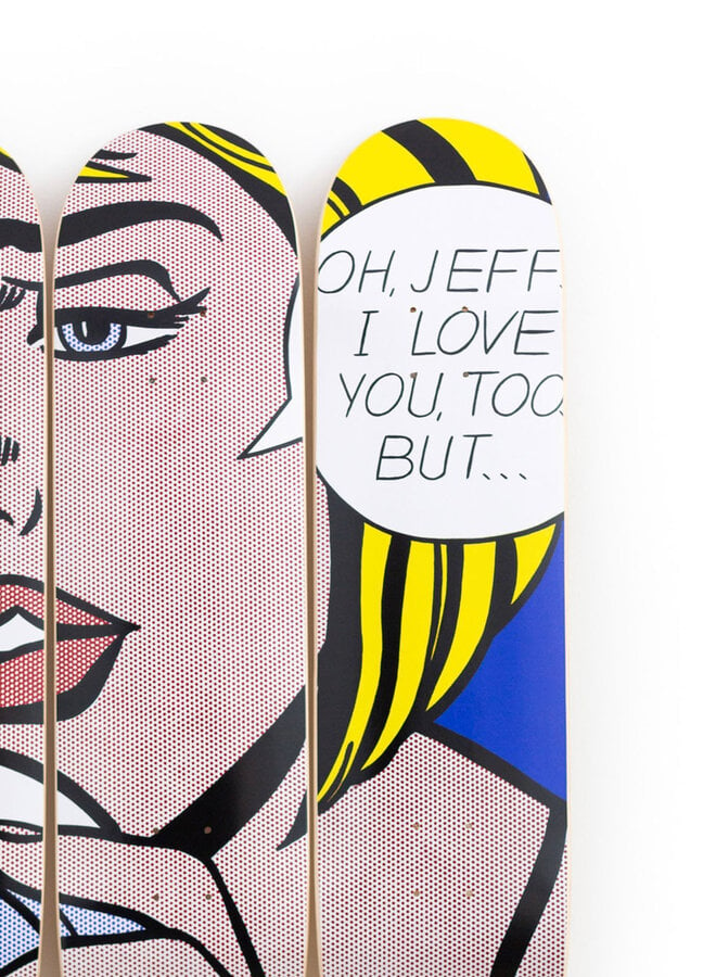 Roy Lichtenstein - Oh, Jeff... (Set of 3 skate decks)