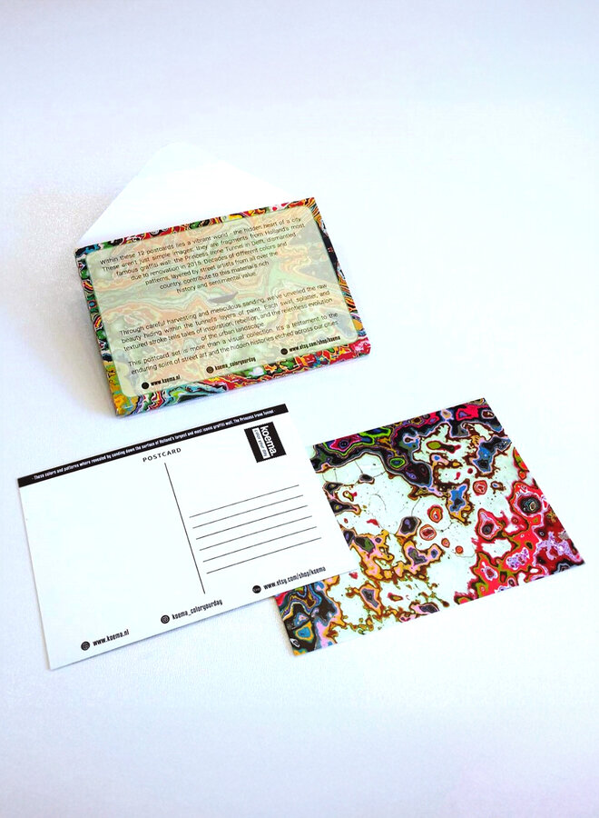 Koema A Thousand Layers of Paint, Set of 12 Postcards