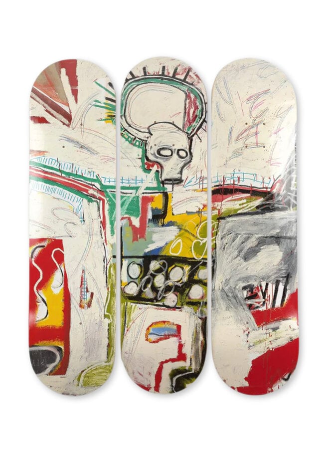 Jean-Michel Basquiat - Untitled (Rotterdam), 1982 (Set of 3 skate decks)