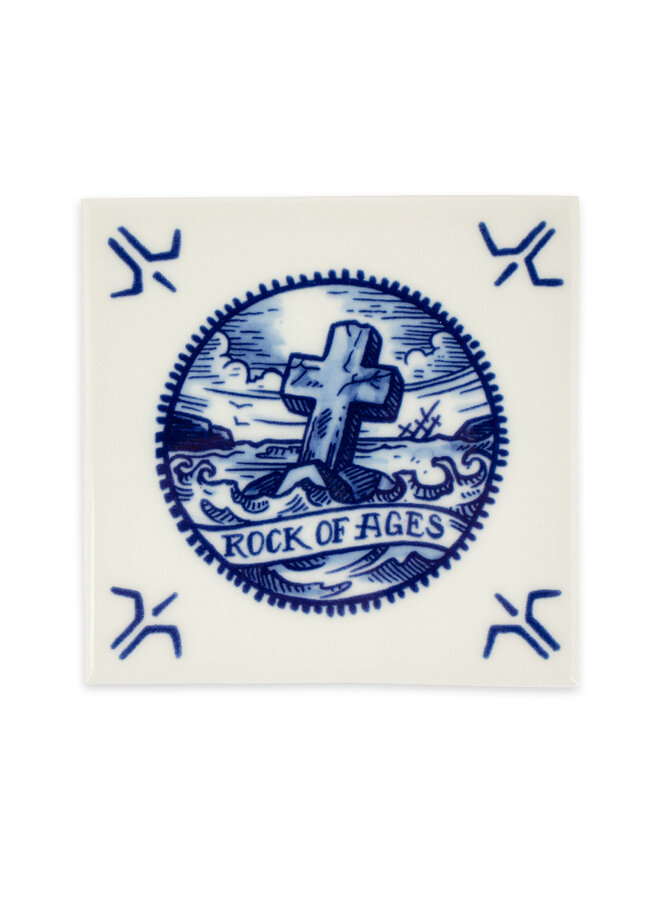 Schiffmacher x Royal Delft - Tile: Rock of Ages