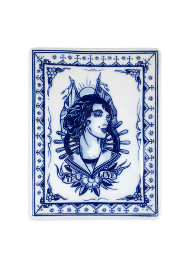 Schiffmacher x Royal Delft - Bord: True Love