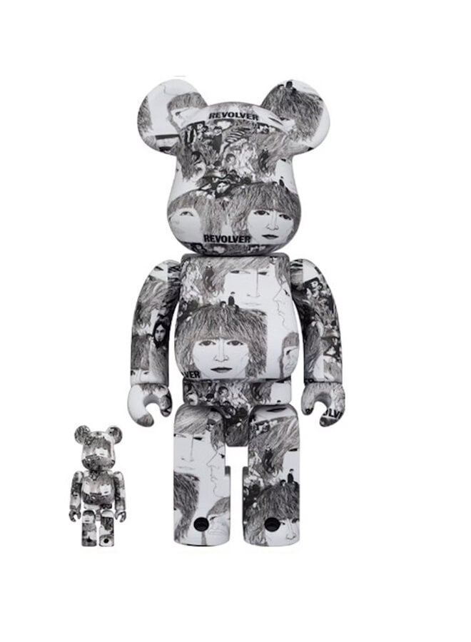 400% & 100% Bearbrick Set - The Beatles (Revolver)