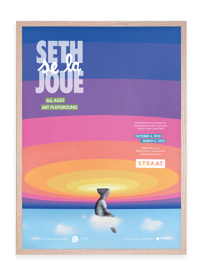 Seth x STRAAT Exhibition Poster: Above the Clouds