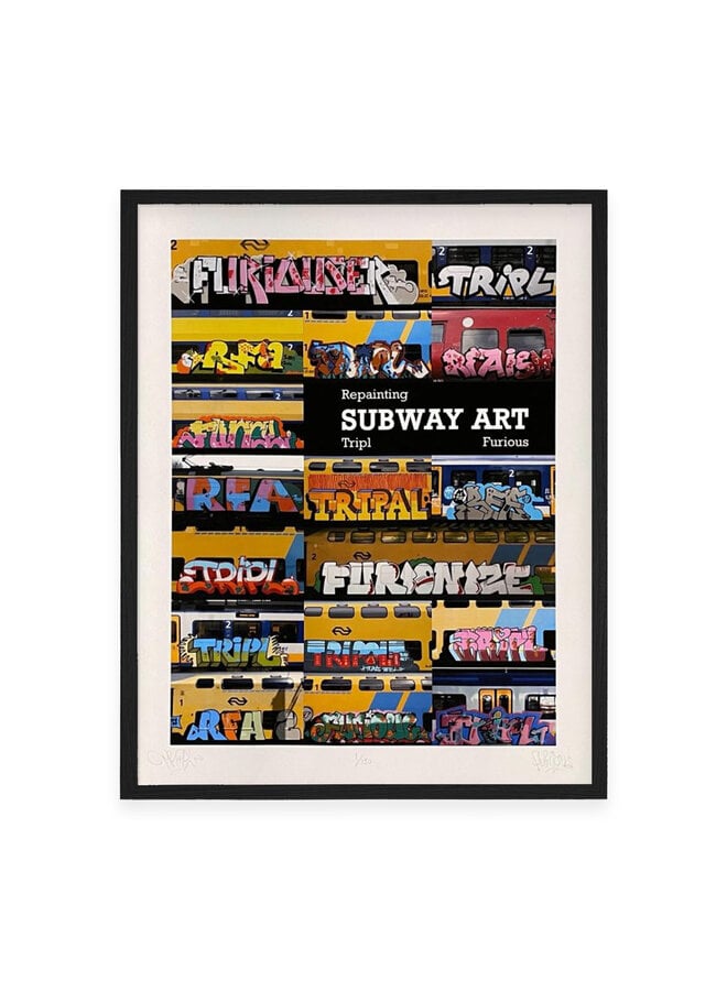 Tripl/Furious - Repainting Subway Art Print
