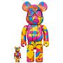 400% & 100% Bearbrick set - Andy Warhol (BWWT 3)