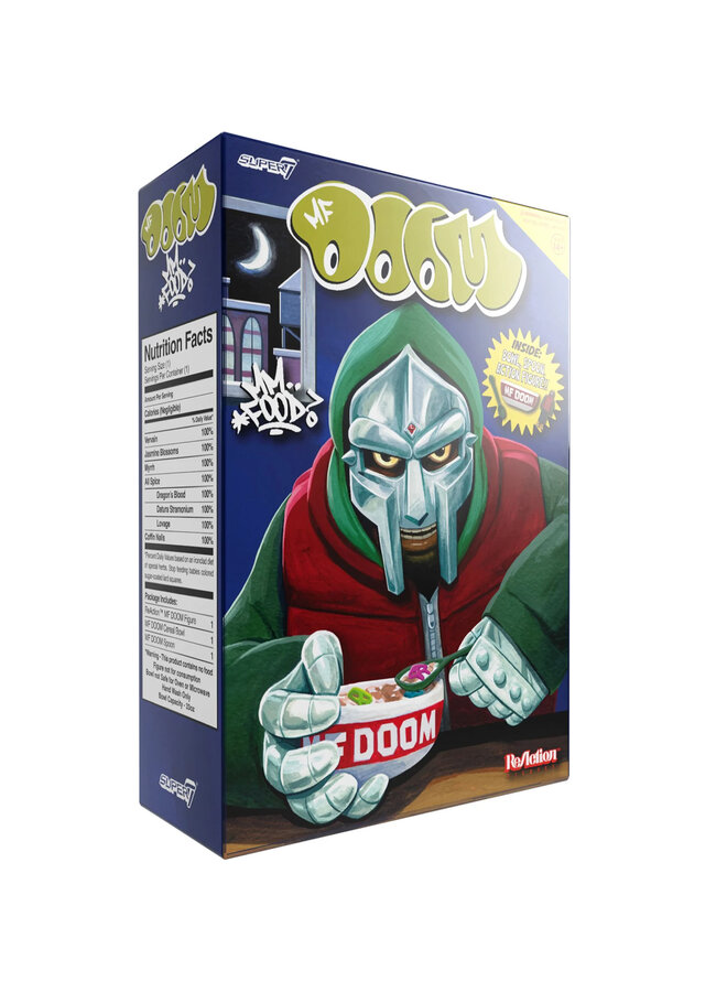 MF DOOM  (Mm..Food) - ReAction figure (Cereal bowl set)