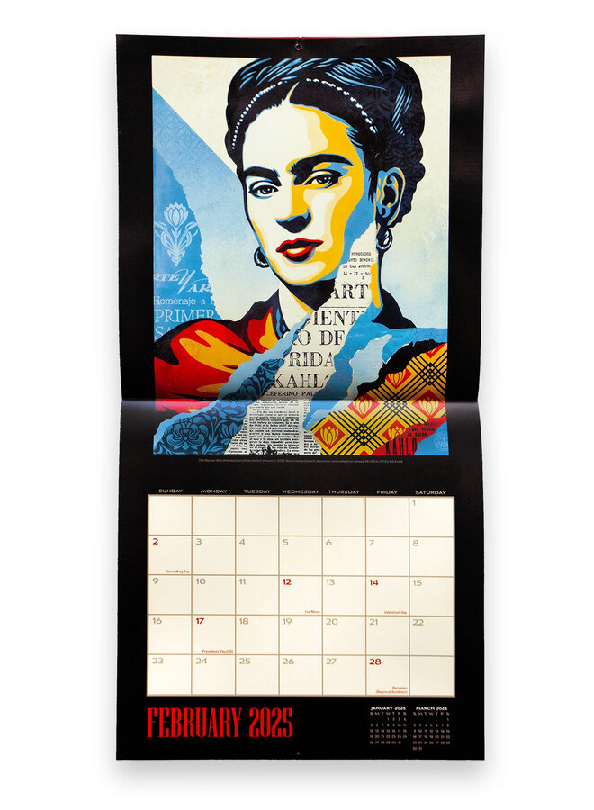 Shepard Fairey - Wall Calendar 2025