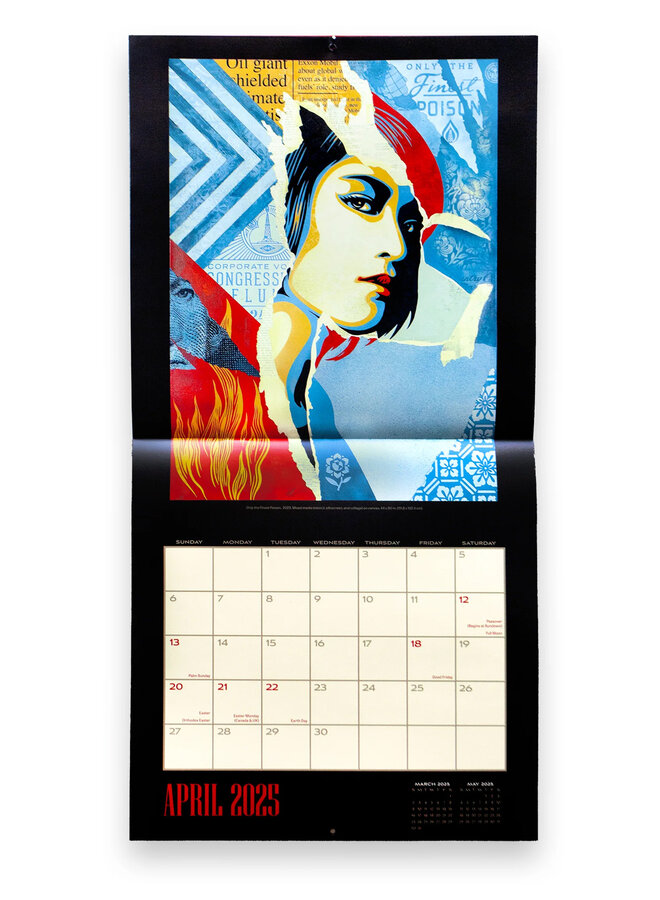 Shepard Fairey - Wall Calendar 2025