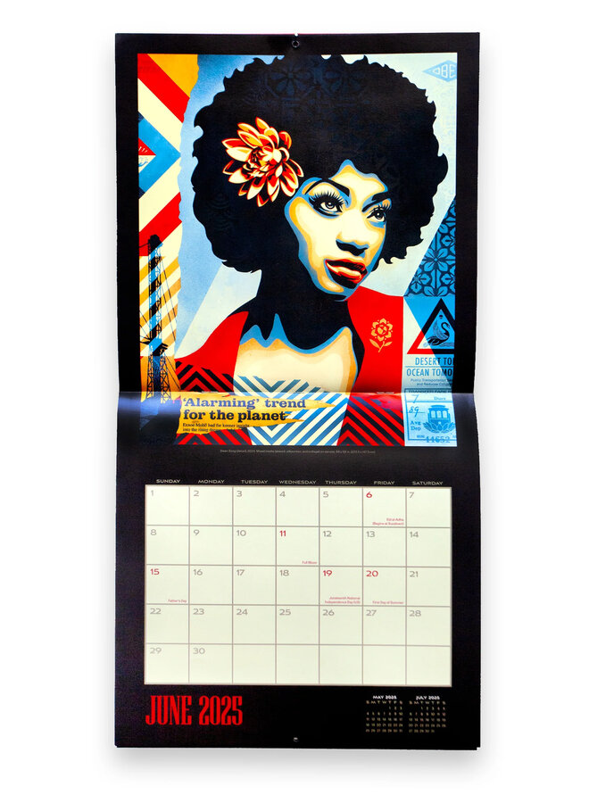 Shepard Fairey - Wall Calendar 2025