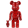 400% & 100% Bearbrick Set - Mr. Scarlet by Shun Sudo