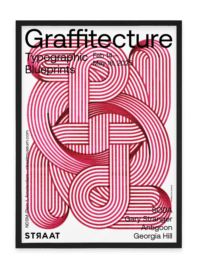 Antigoon - Graffitecture exhibition poster